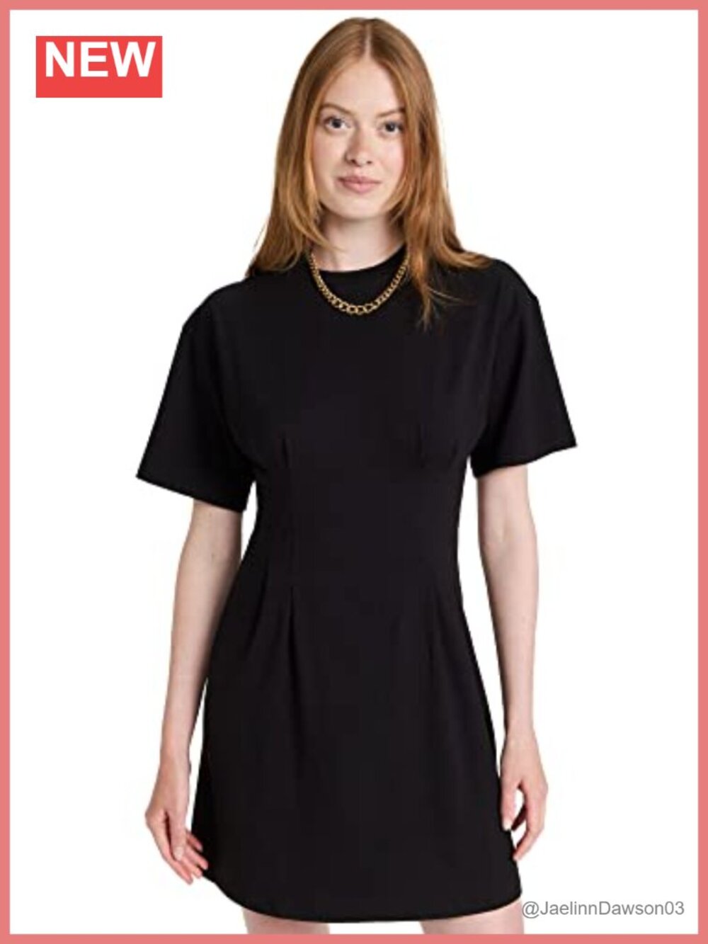 Women's Corset Tee Dress Crew Neck Short Sleeve A-Line Tiered Hem